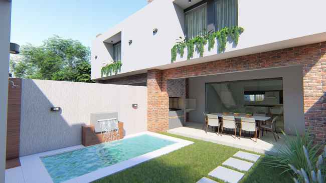 Construcción de Duplex , 4 Dormitorios, 5 Baños, REF. 751